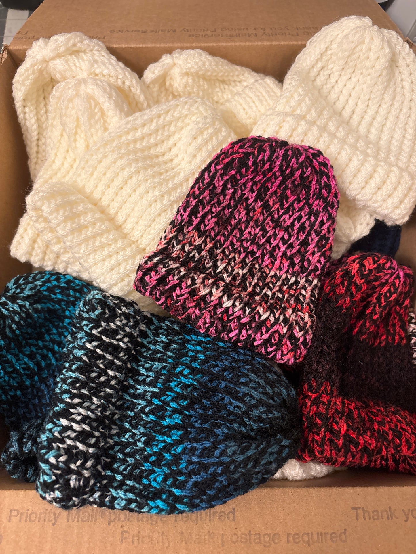 Handmade baby hats