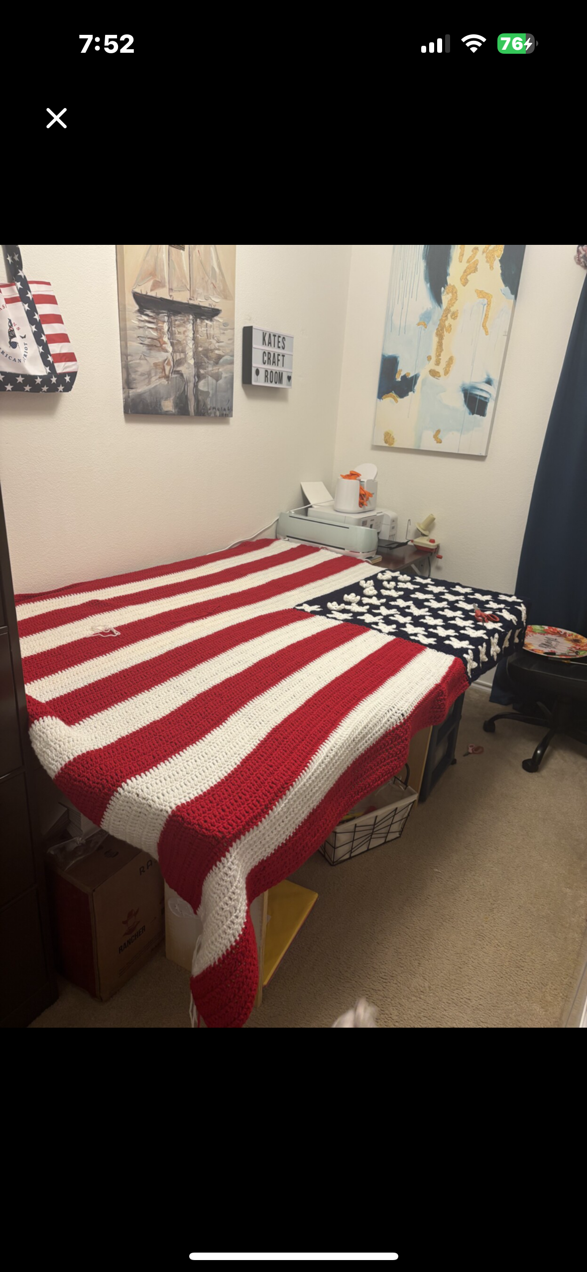 Pre order American Flag Blanket