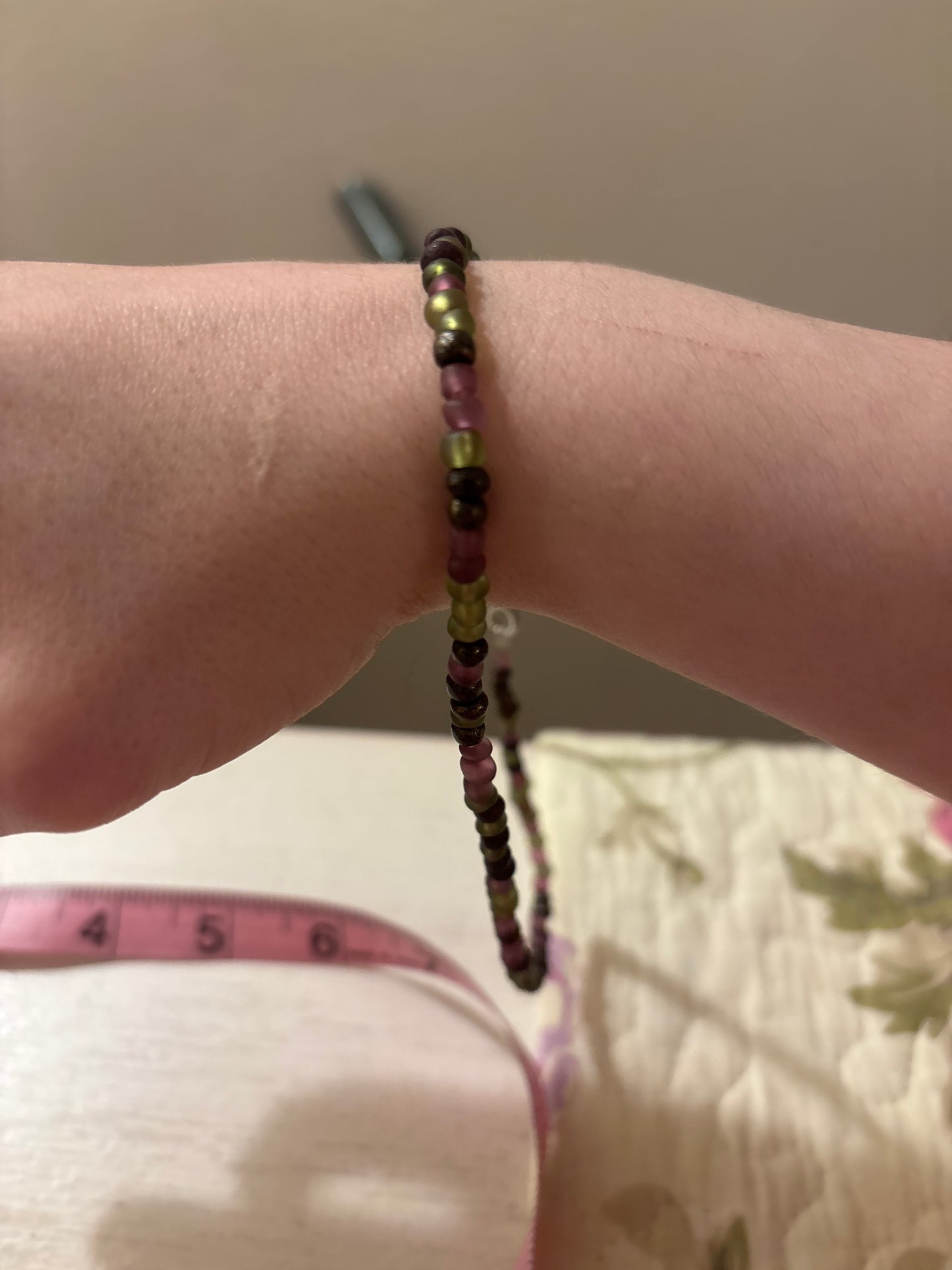 Grean multi beaded bracelet