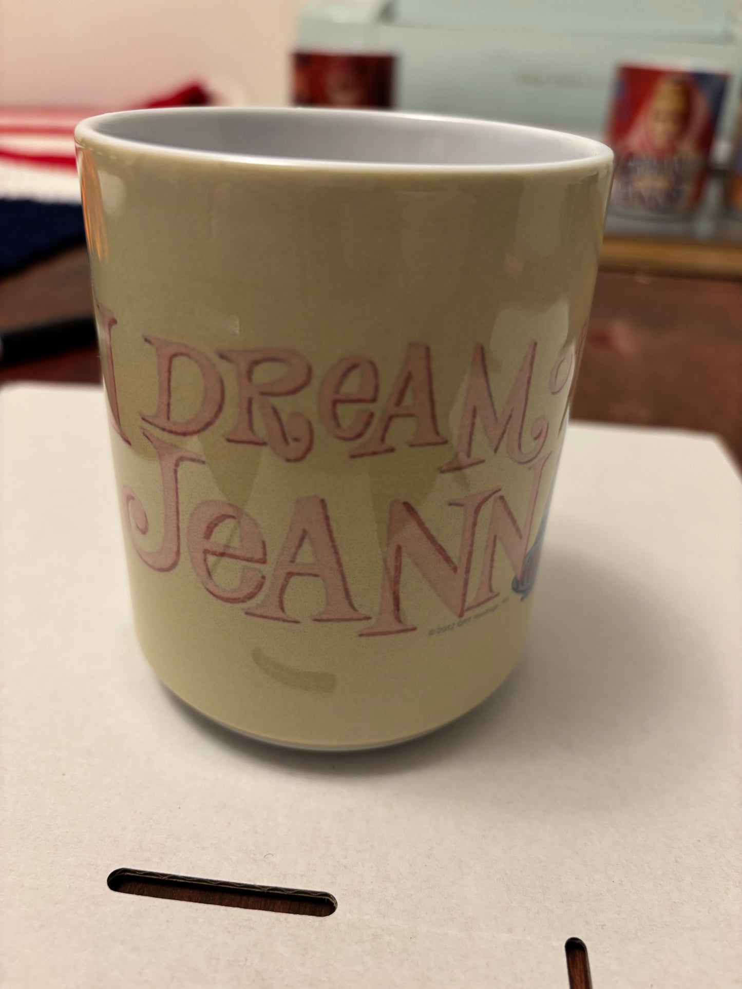 Yellow I Dream Of Jeannie 12 ounce Mug