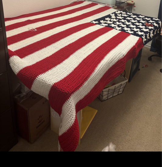 Pre order American Flag Blanket