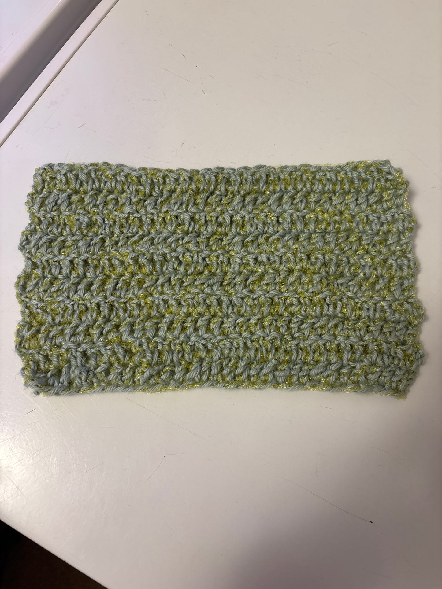 Green and yellow scrubby