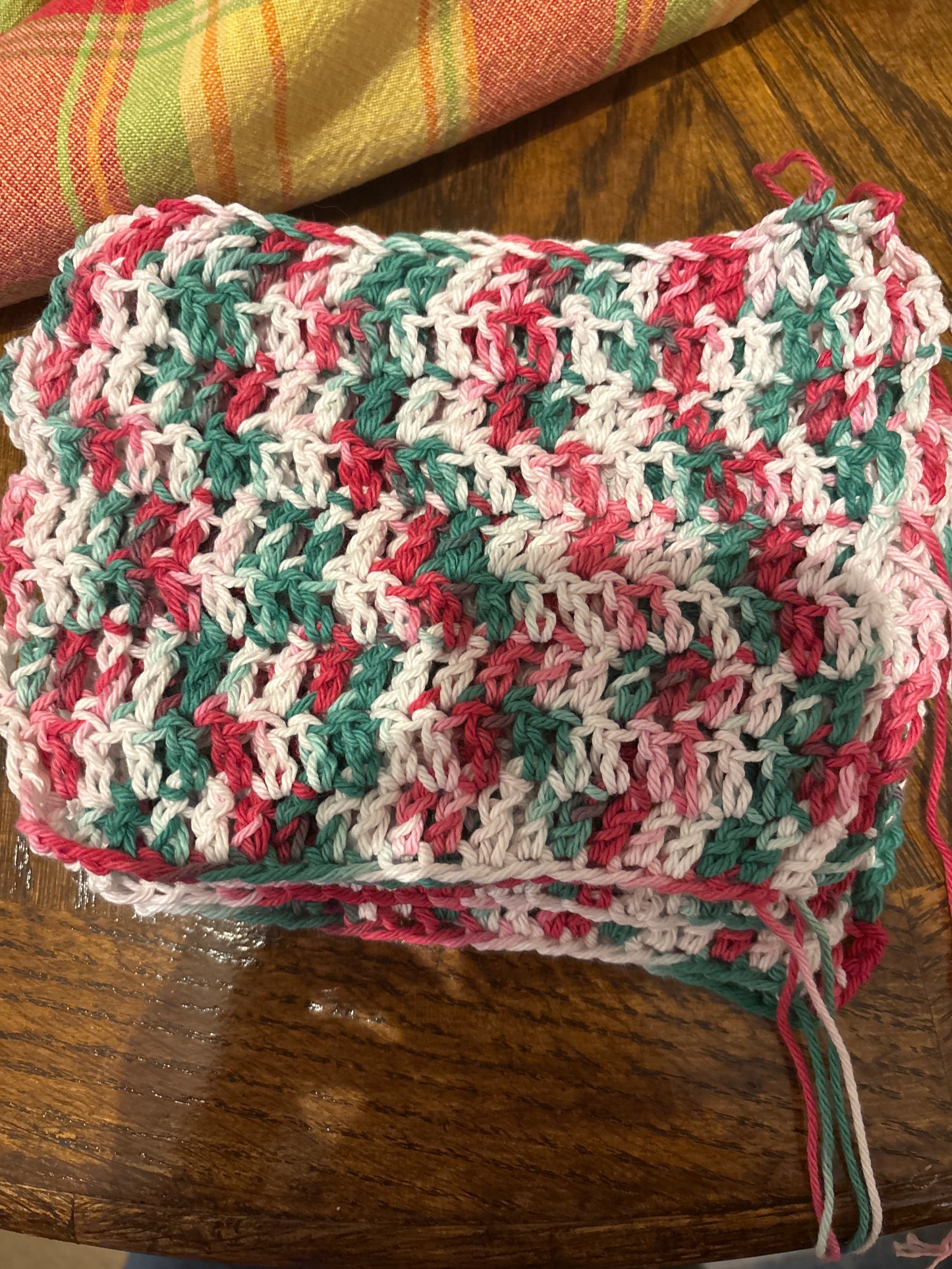 Set of 7 Christmas dishcloths