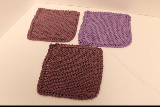 Set of 7 cotton dishcloths