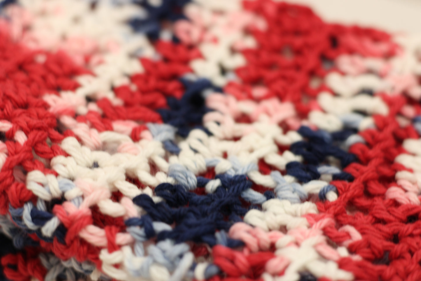 red white and blue 100% cotton dishcloths