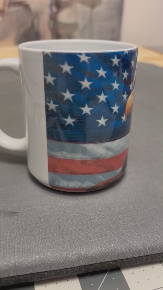 American Eagle mug