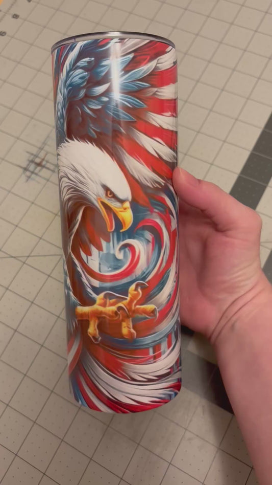 Eagle 20 ounce tumbler