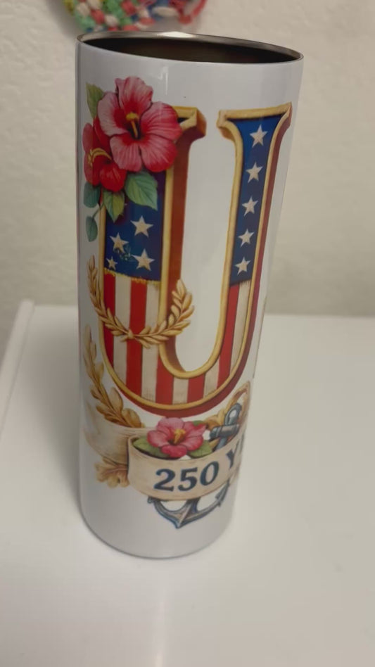 20 ounce skinny tumbler